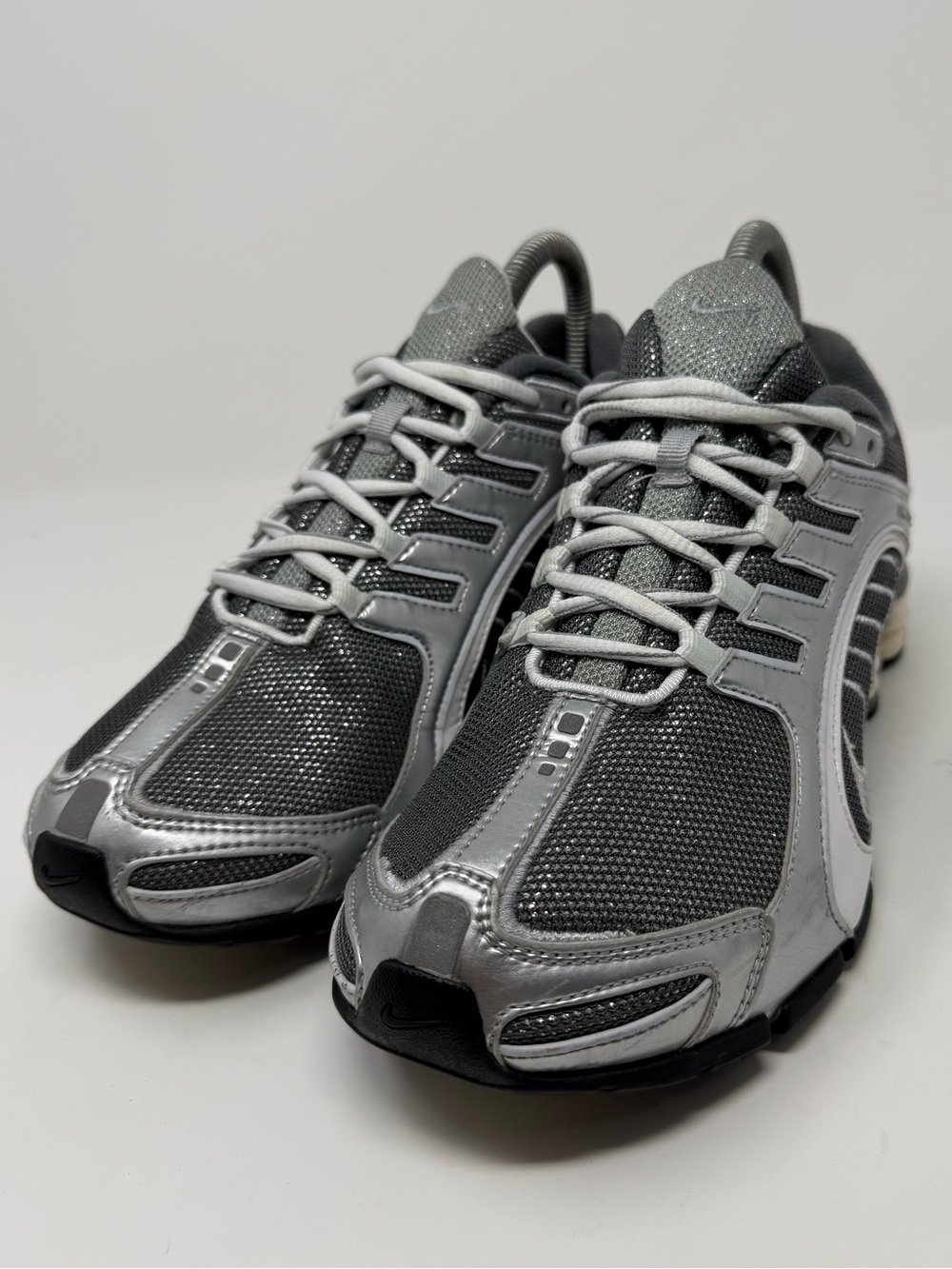 Women’s Nike Shox Y2K Grey Athletic Running Shoes Sz. 7